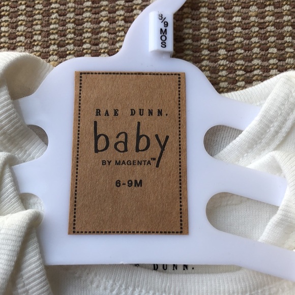 🆕💕3pcs RAE DUNN onesies.100% cotton 3-6M/ 6-9M - Picture 4 of 6